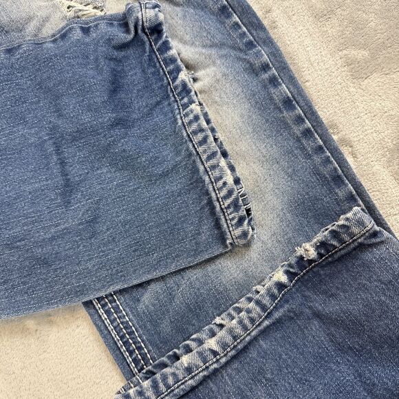 CJ Black Jeans Men 28x26* Blue Straight Relaxed Fit Distressed Denim Pants - Picture 4 of 7